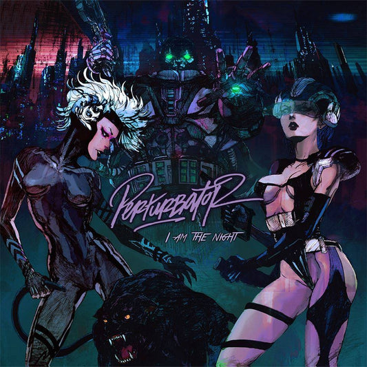 Perturbator - I Am The Night - DOUBLE LP GATEFOLD COLOURED - Blood Music