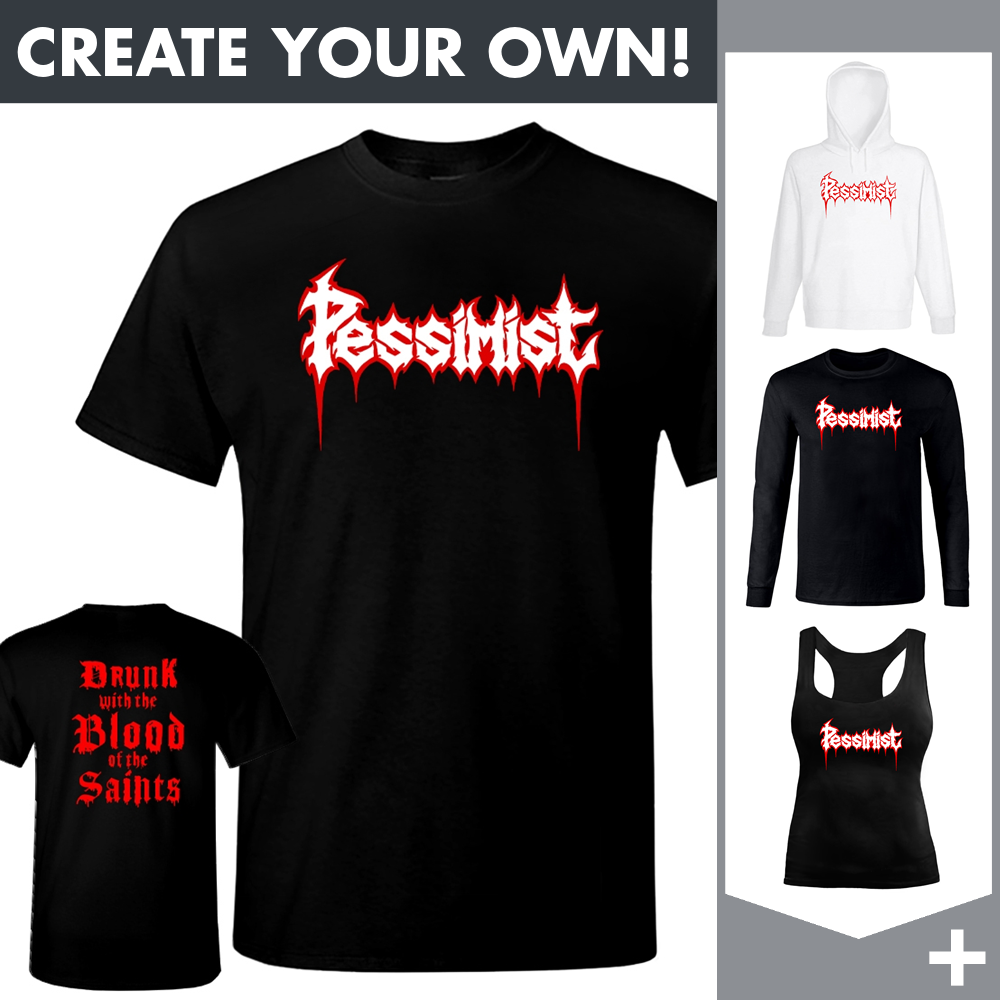 Pessimist - Red Logo - Merchandising