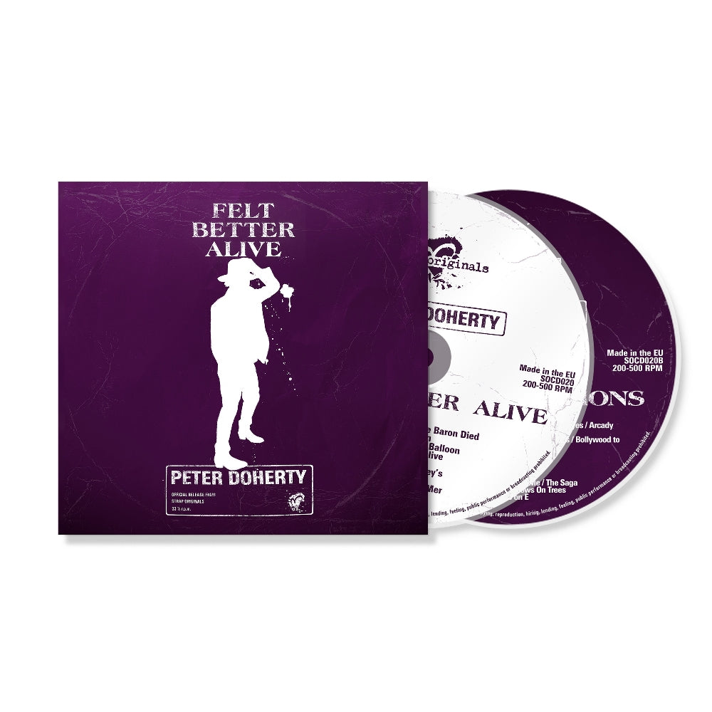 Peter Doherty - Felt Better Alive - 2CD DIGISLEEVE - Strap Originals