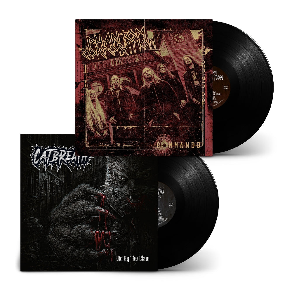 Phantom Corporation - Catbreath - Commando / Die By The Claw - LP - Supreme Chaos Records