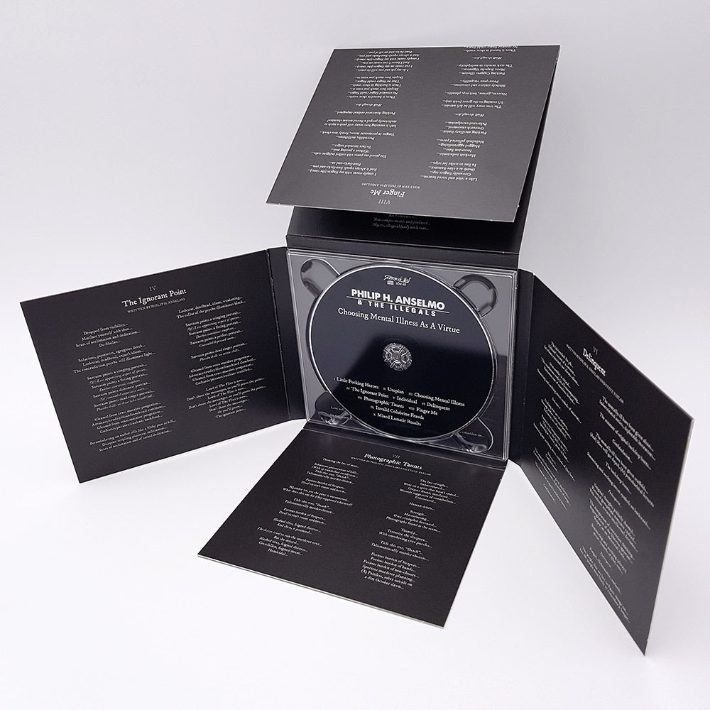 Philip H. Anselmo & The Illegals - Choosing Mental Illness As A Virtue - CD DIGIPAK cross-shaped - Season of Mist - Image 4