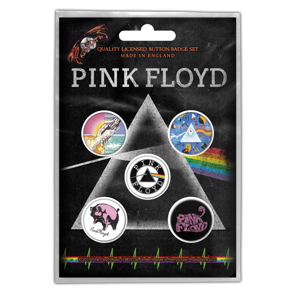 Pink Floyd - Prism - BUTTON BADGE SET - Razamataz