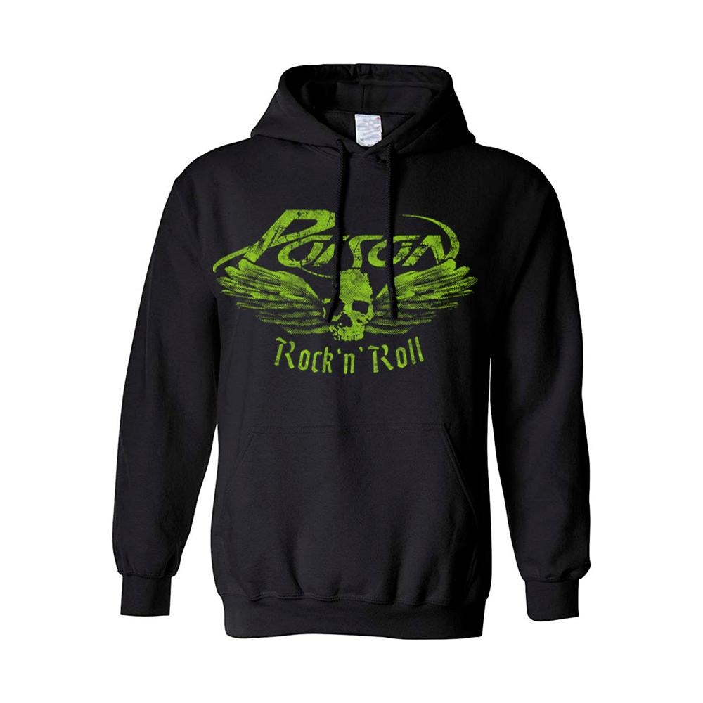 Poison - Flying Skull - Hooded Sweat Shirt - PHD