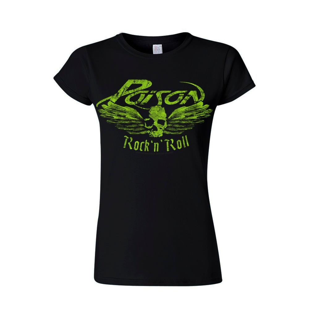 Poison - Flying Skull - T-shirt - PHD
