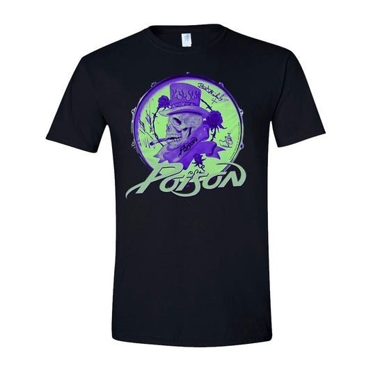 Poison - Smoking Skull - T-shirt - PHD