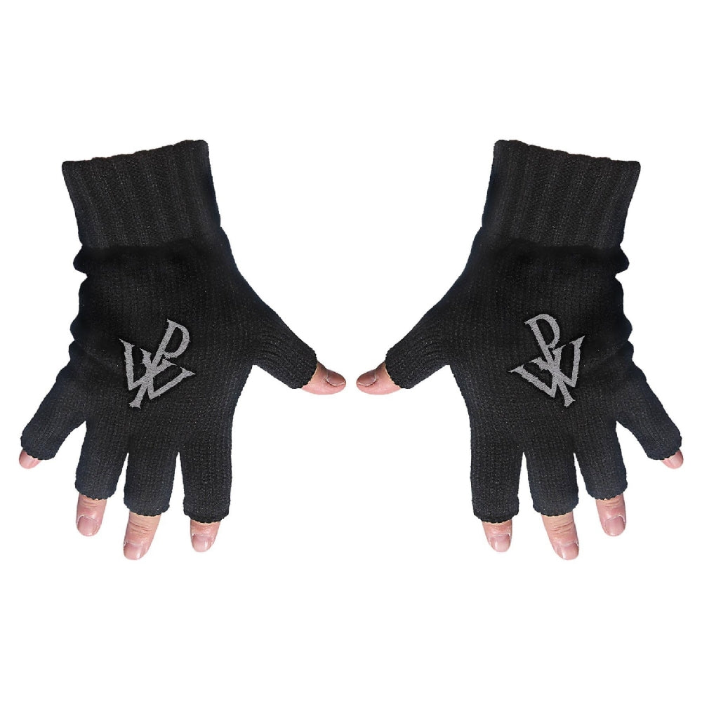 Powerwolf - PW Logo - FINGERLESS GLOVES - Razamataz
