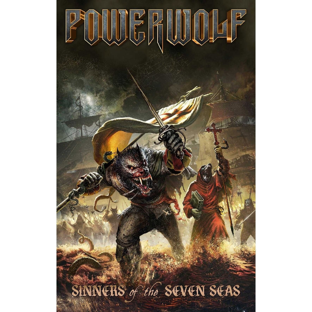 Powerwolf - SINNERS OF THE SEVEN SEAS - FLAG - Razamataz