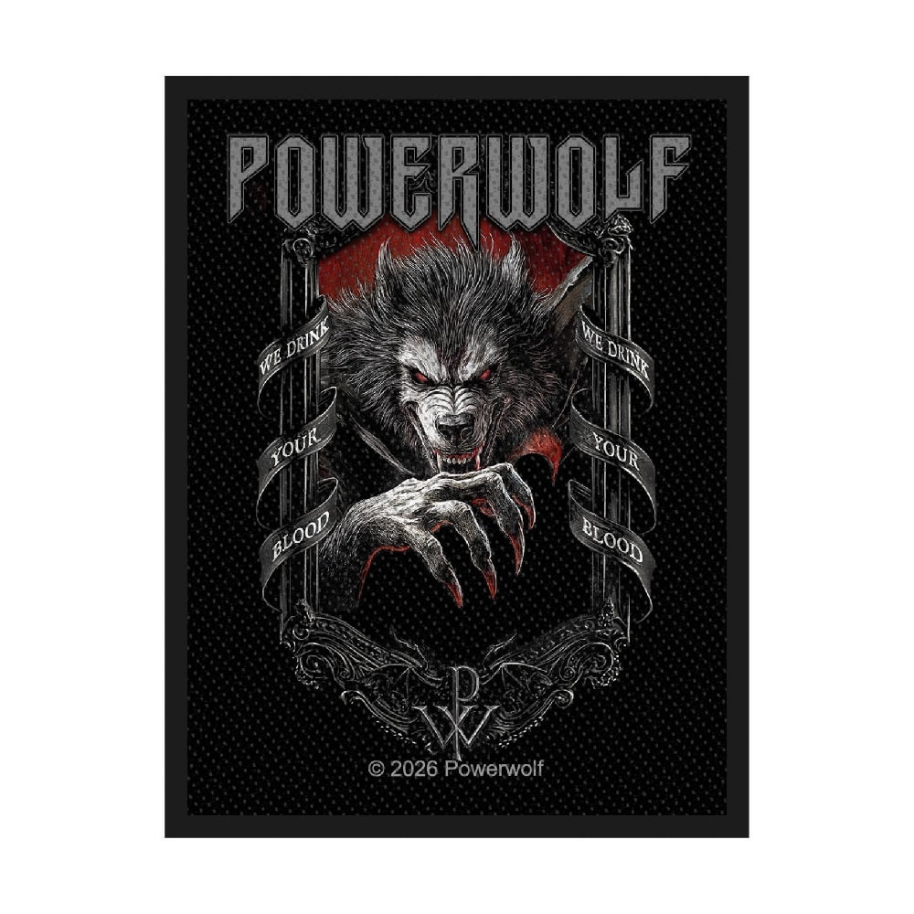 Powerwolf - WE DRINK YOUR BLOOD - Patch - Razamataz
