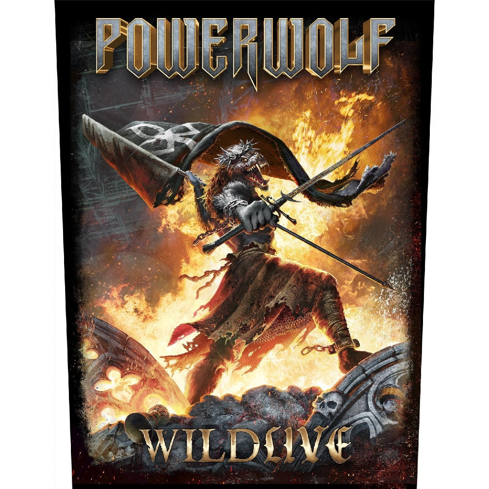 Powerwolf - WILDLIVE - BACKPATCH - Razamataz