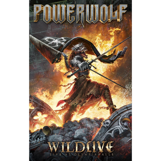 Powerwolf - WILDLIVE - FLAG - Razamataz