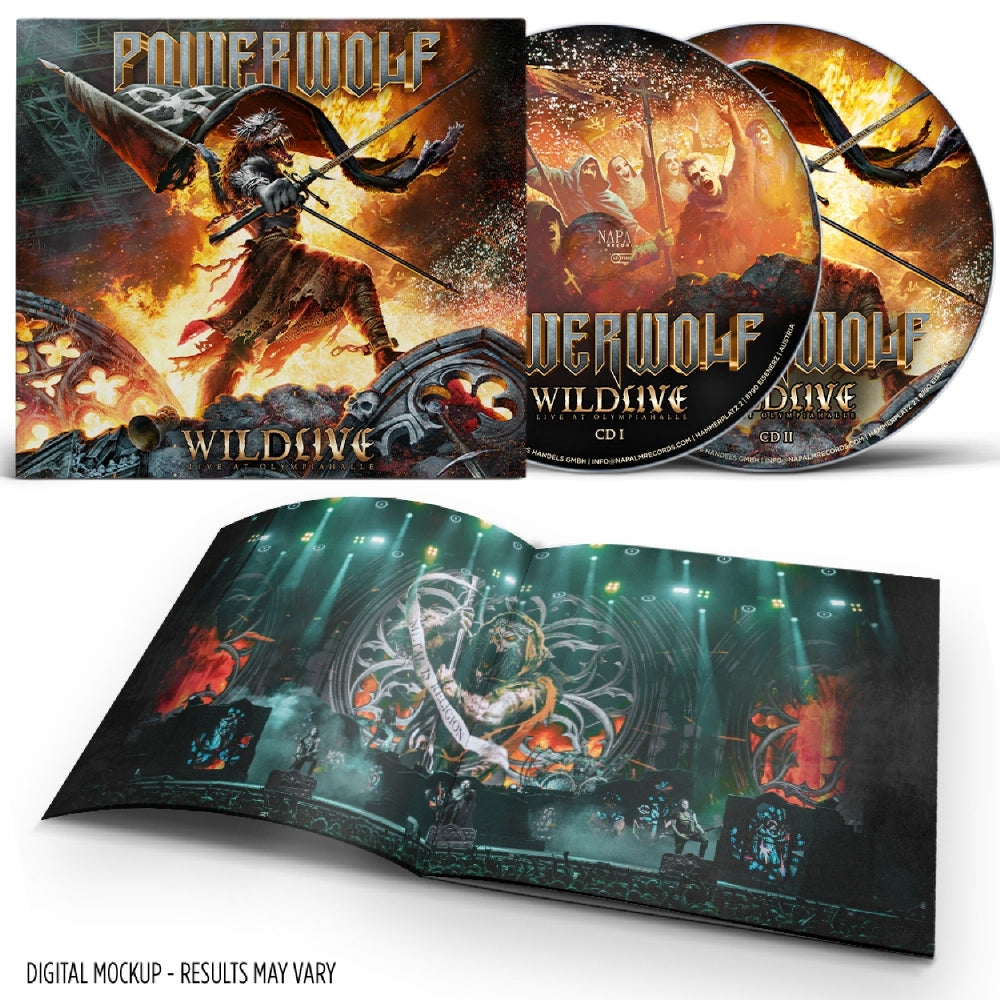 Powerwolf - Wildlive (Live At Olympiahalle) - 2CD DIGIPAK - Napalm Records - Image 2
