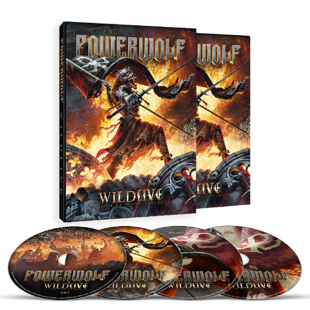 Powerwolf - Wildlive (Live At Olympiahalle) - BLU-RAY + DVD + 2CD - Napalm Records