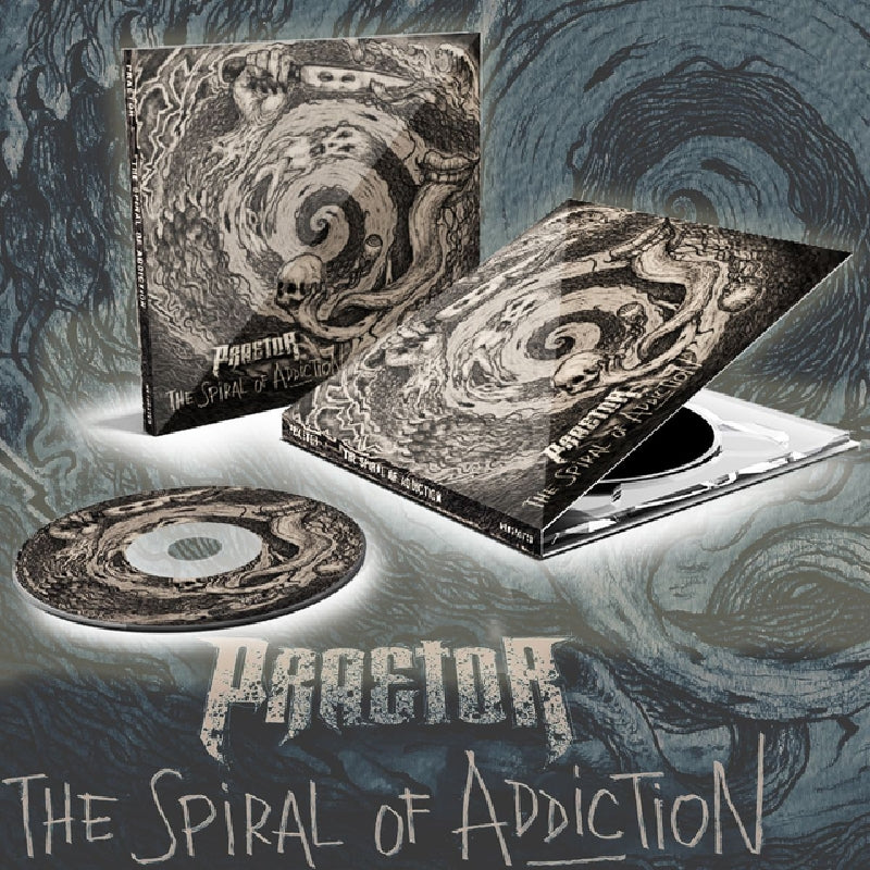 Praetor - The Spiral Of Addiction - CD DIGIPAK - Metal East Productions - Image 2