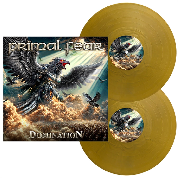 Primal Fear - Domination - DOUBLE LP GATEFOLD COLOURED - Reigning Phoenix Music