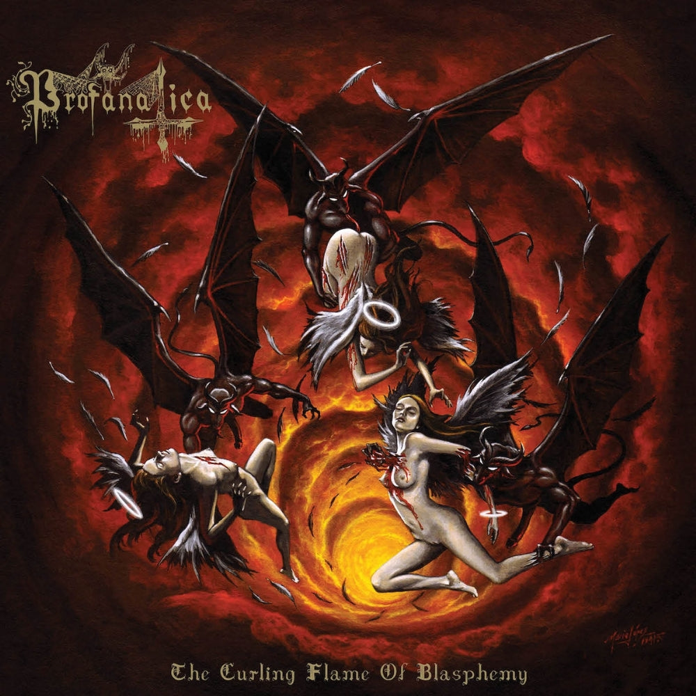 Profanatica - The Curling Flame Of Blasphemy - CD - Hells Headbangers Records