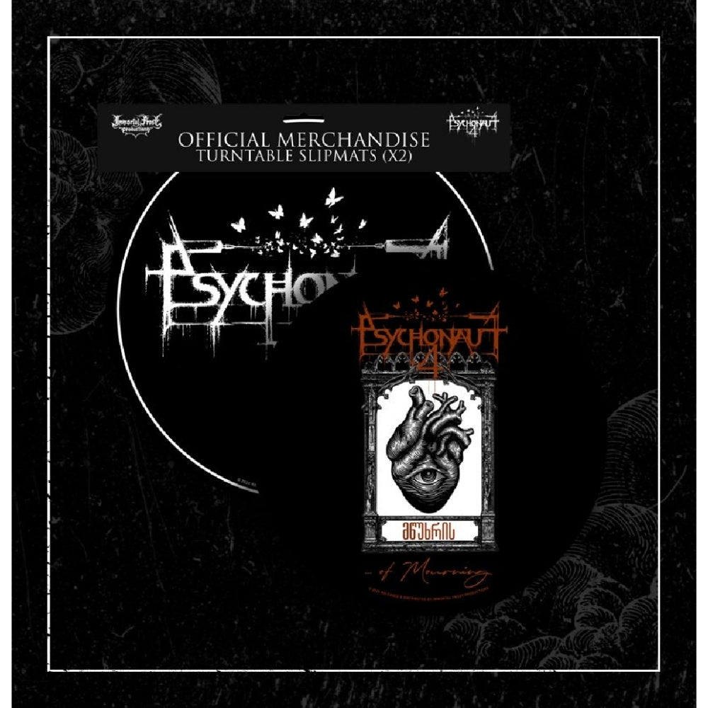Psychonaut 4 - Logo + Heart Eye - SLIPMAT - Immortal Frost Productions