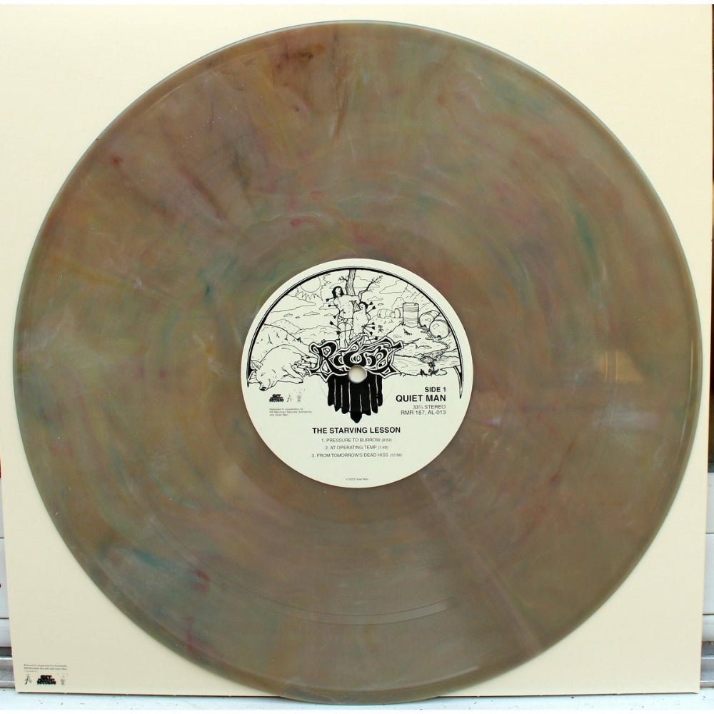 Quiet Man - The Starving Lesson - LP COLOURED - Riff Merchant Records - Image 2