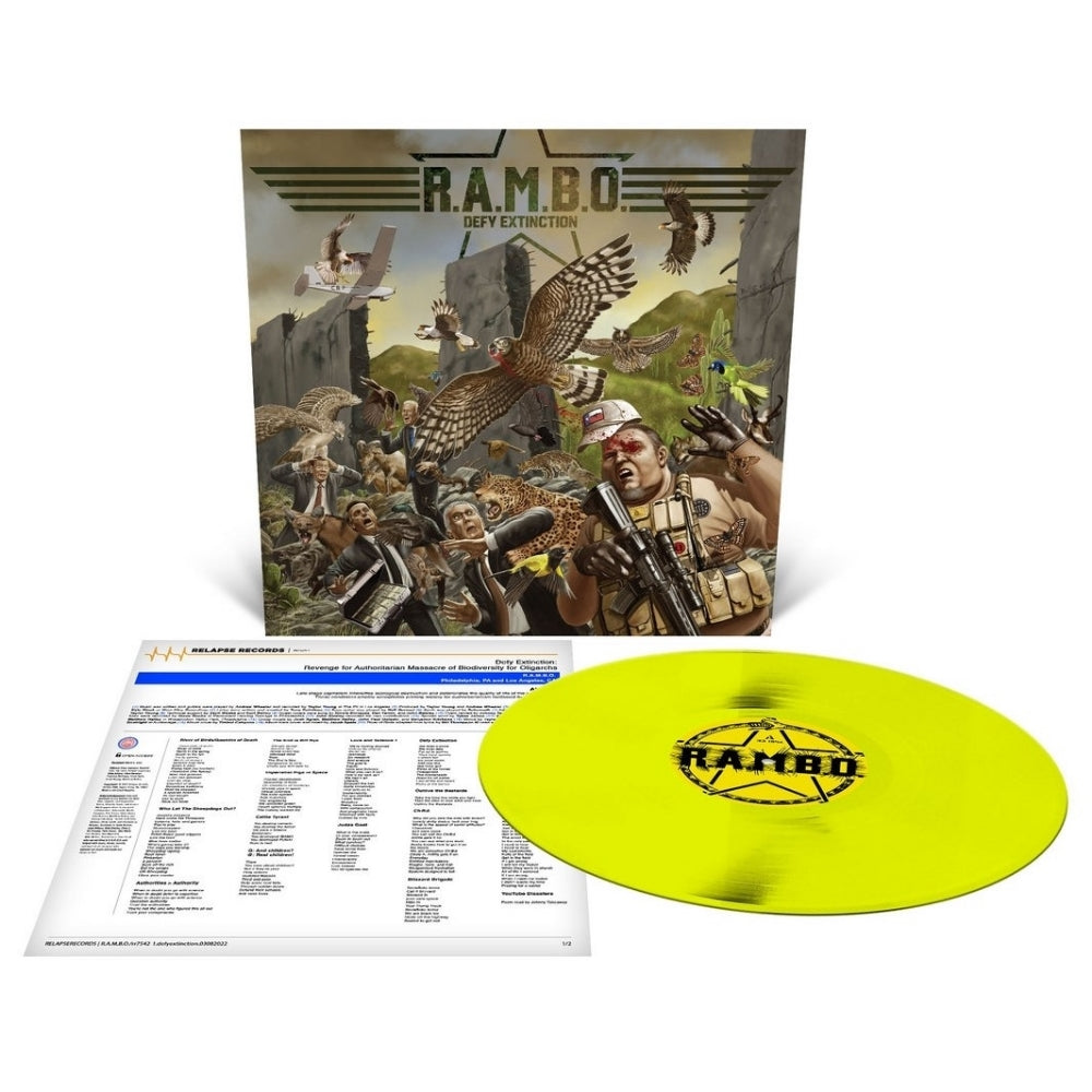 R.A.M.B.O. - Defy Extinction - LP COLOURED - Relapse Records
