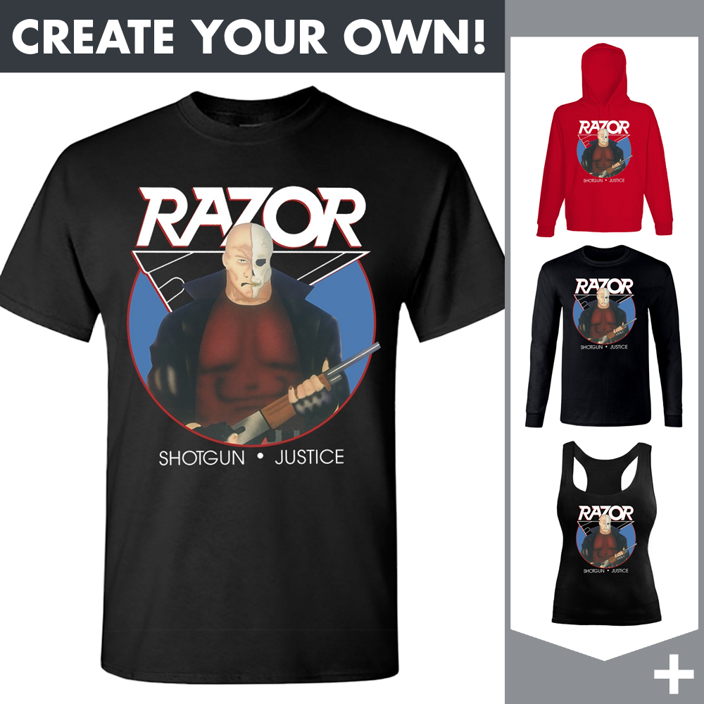 Razor - Shotgun Justice - Merchandising