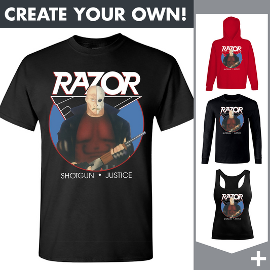 Razor - Shotgun Justice - Merchandising
