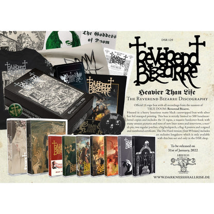 Reverend Bizarre - Heavier Than Life - CASSETTE BOXSET - Darkness Shall Rise