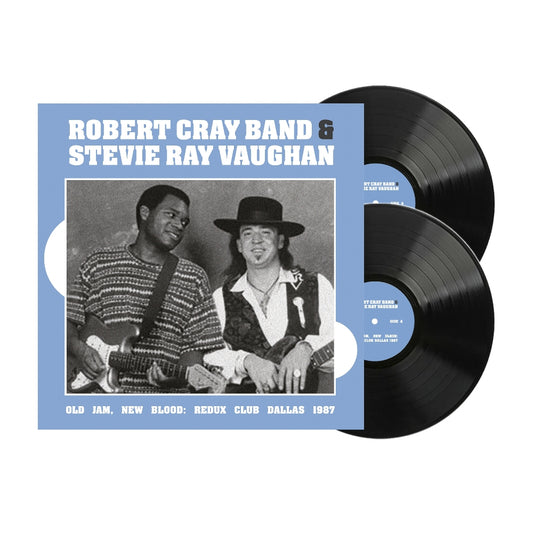 Robert Cray Band & Stevie Ray Vaughan - Old Jam, New Blood : Redux Club Dallas 1987 (Broadcast) - DOUBLE LP GATEFOLD - Parachute Recording Company