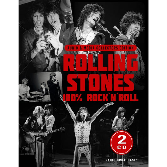 Rolling Stones - 100% Rock´n´Roll (Broadcasts Audio & Media Collectors Edition) - DOUBLE CD DIGIFILE - Laser Media