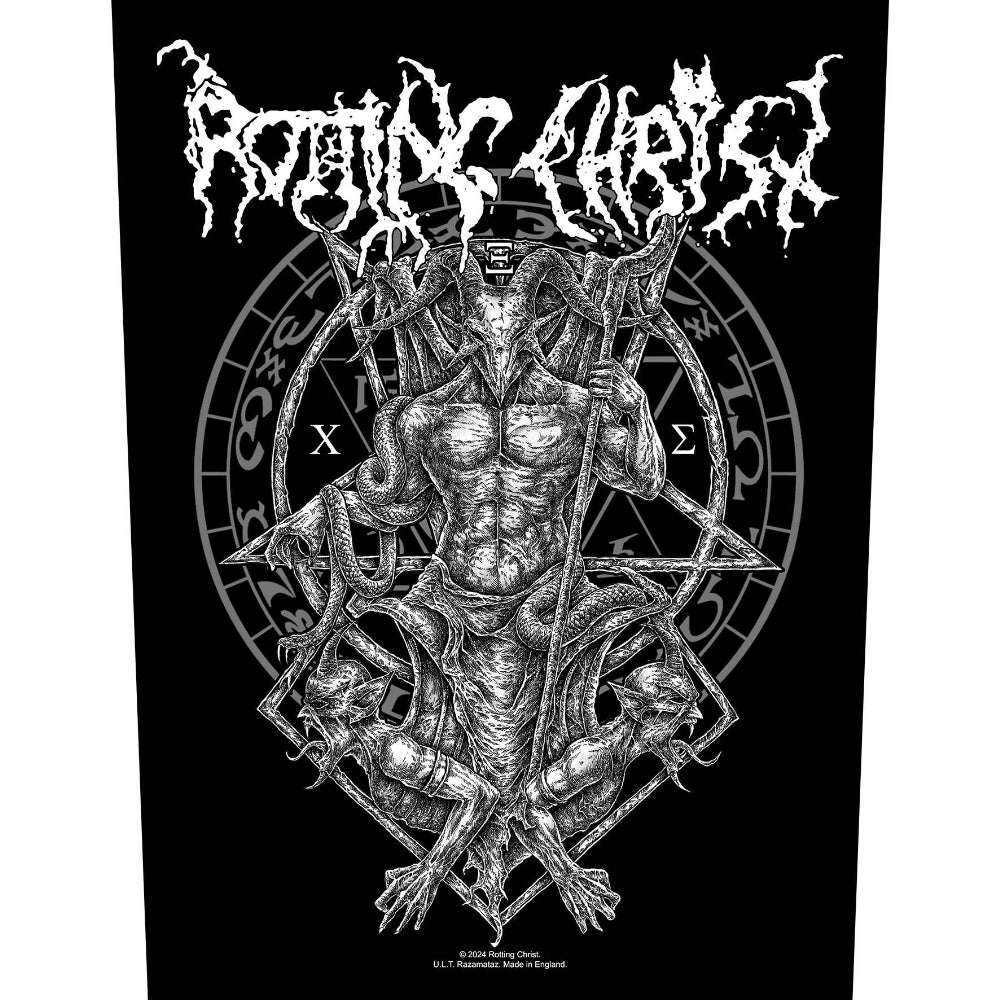 Rotting Christ - Hellenic Black Metal - BACKPATCH - Razamataz