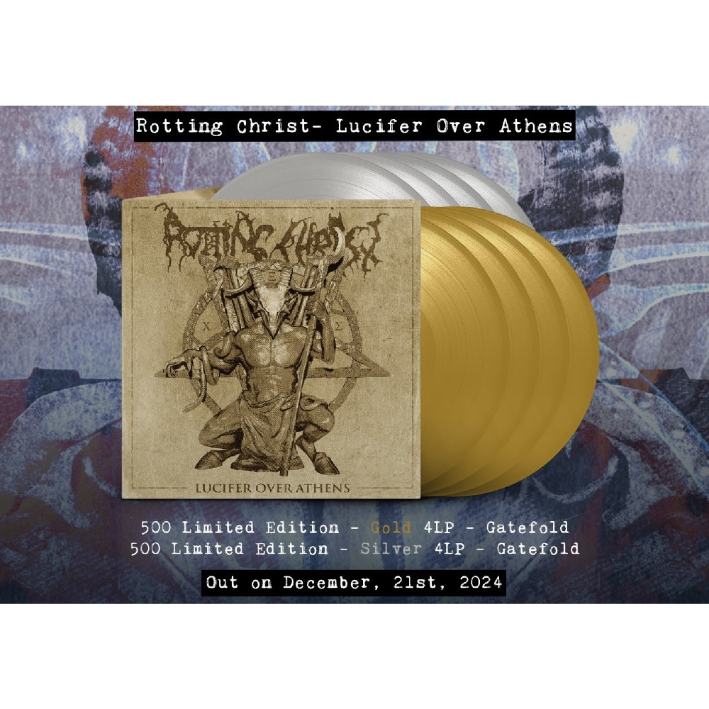 Rotting Christ - Lucifer Over Athens - 4LP Gatefold Coloured - Sevan Mater - Image 2