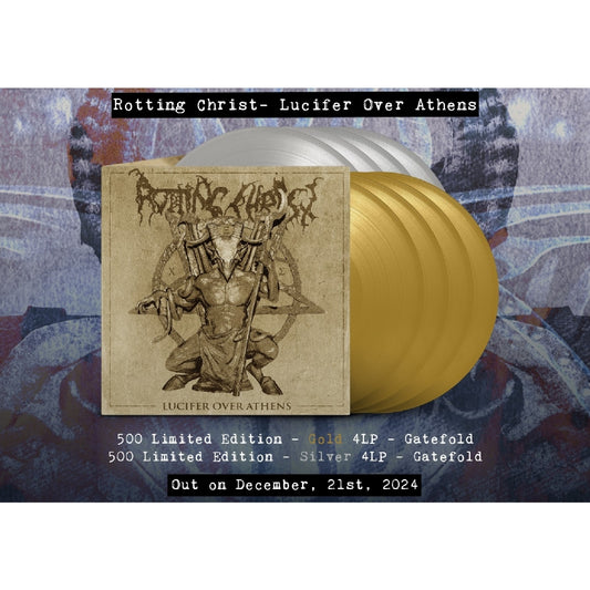 Rotting Christ - Lucifer Over Athens - 4LP Gatefold Coloured - Sevan Mater - Image 2