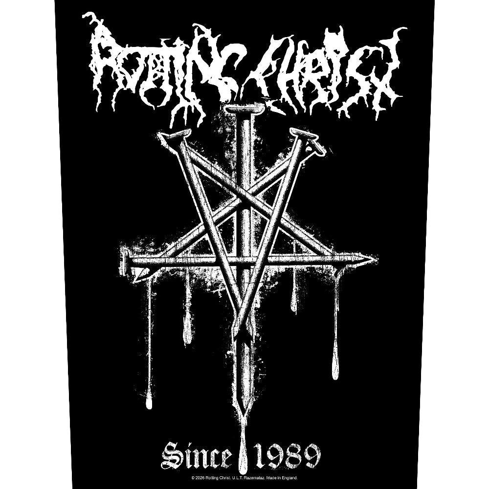 Rotting Christ - Since 1989 - BACKPATCH - Razamataz