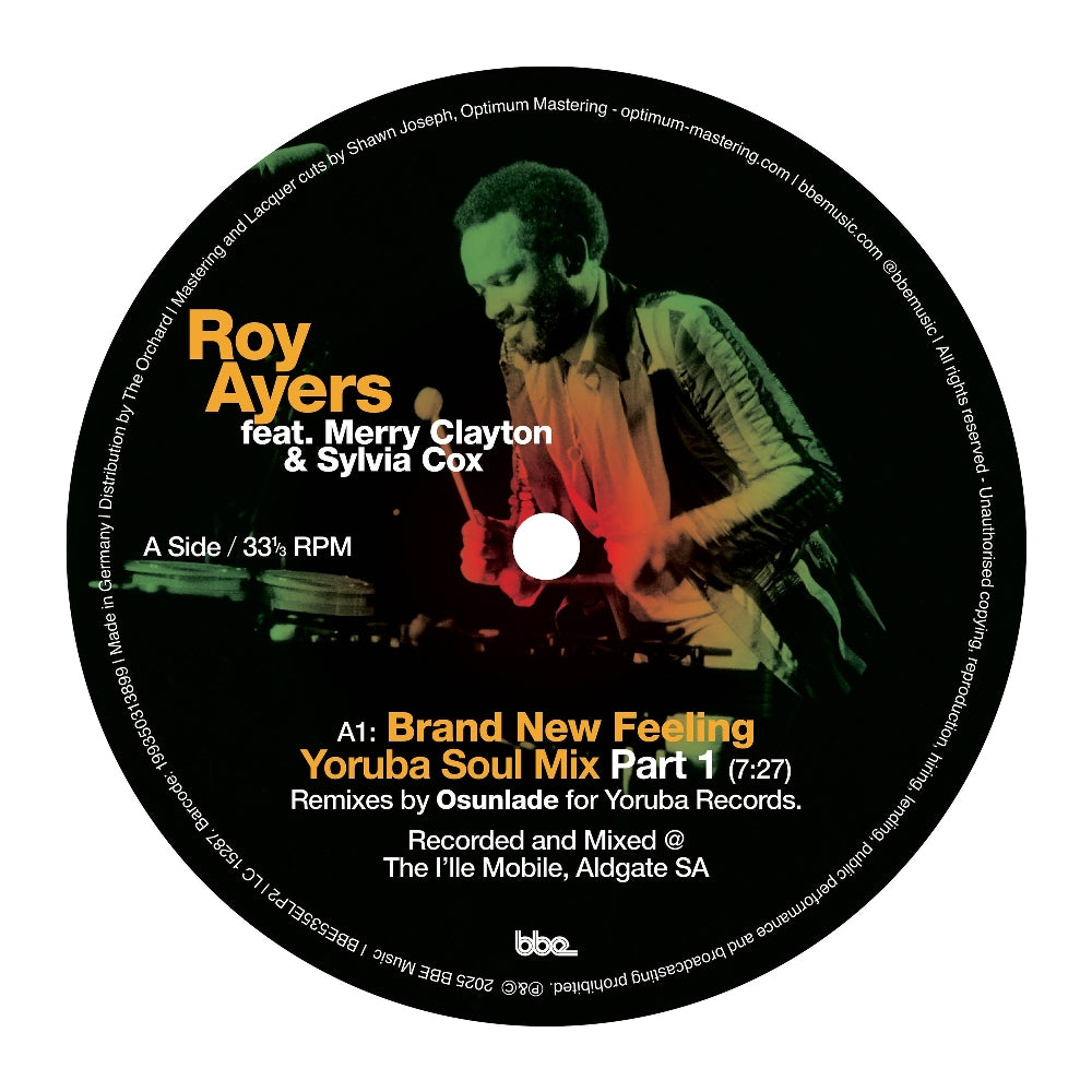 Roy Ayers - Brand New Feeling - Yoruba Soul Remixes - LP - BBE Music