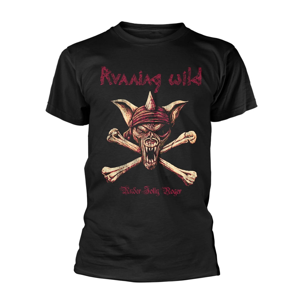 Running Wild - Under Jolly Roger (crossbones) - T-shirt - PHD