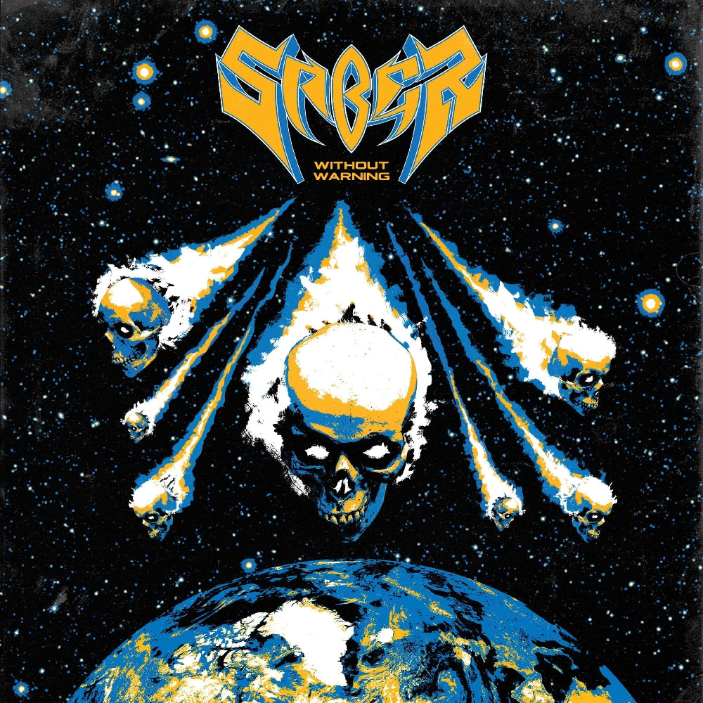 Saber - Without Warning - LP COLOURED - Rock Of Angels Records - Image 2
