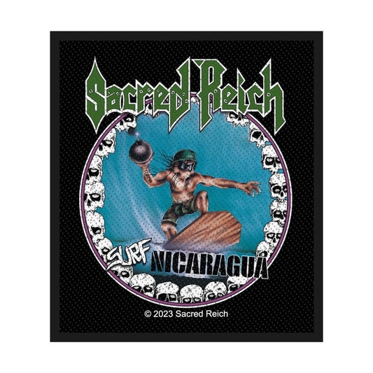 Sacred Reich - Surf Nicaragua - Patch - Razamataz
