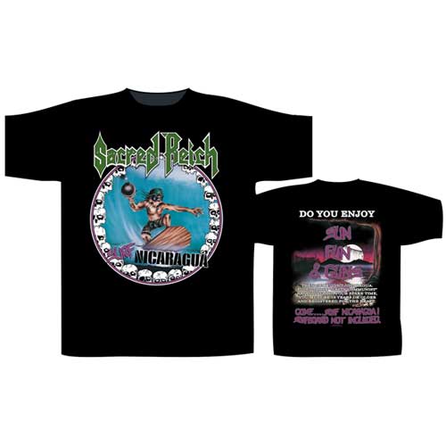 Sacred Reich - Surf Nicaragua - T-shirt - Razamataz