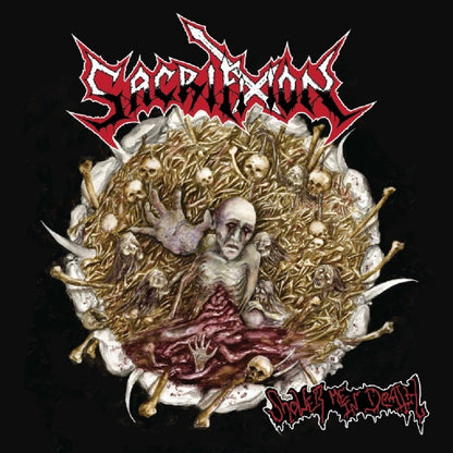 Sacrifixion - Shower Me In Death - 7" vinyl - Hells Headbangers Records - Image 2