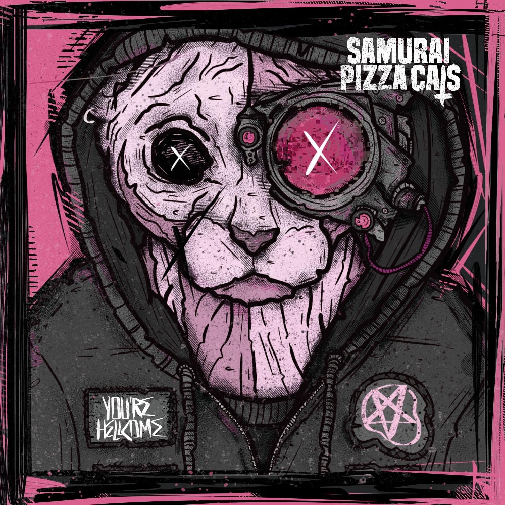 Samurai Pizza Cats - You're Hellcome - CD DIGIPAK - Easthaven Records