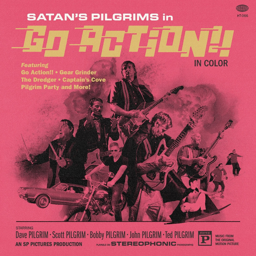 Satan's Pilgrims - Go Action!! - LP COLOURED - Hi-Tide Recordings