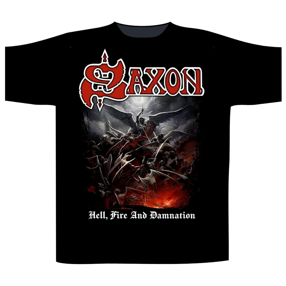 Saxon - Hell, Fire And Damnation - T-shirt - Razamataz