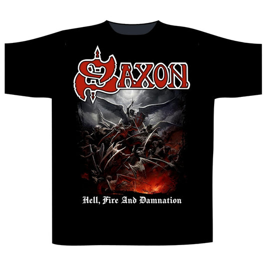 Saxon - Hell, Fire And Damnation - T-shirt - Razamataz