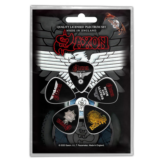Saxon - Wheels Of Steel - Guitar Pick Set - Razamataz