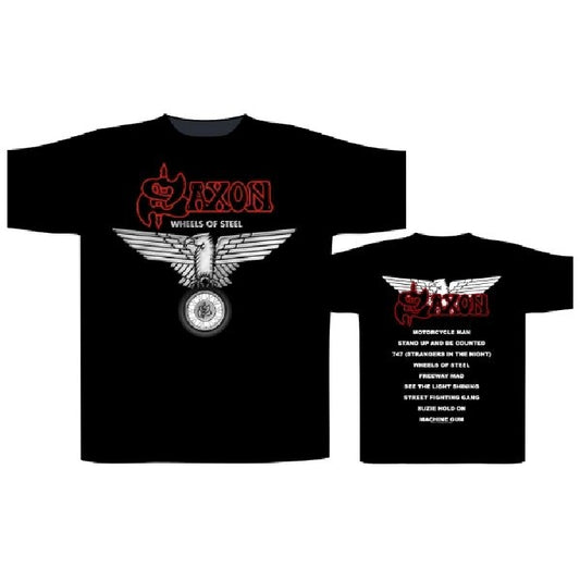 Saxon - Wheels Of Steel - T-shirt - Razamataz