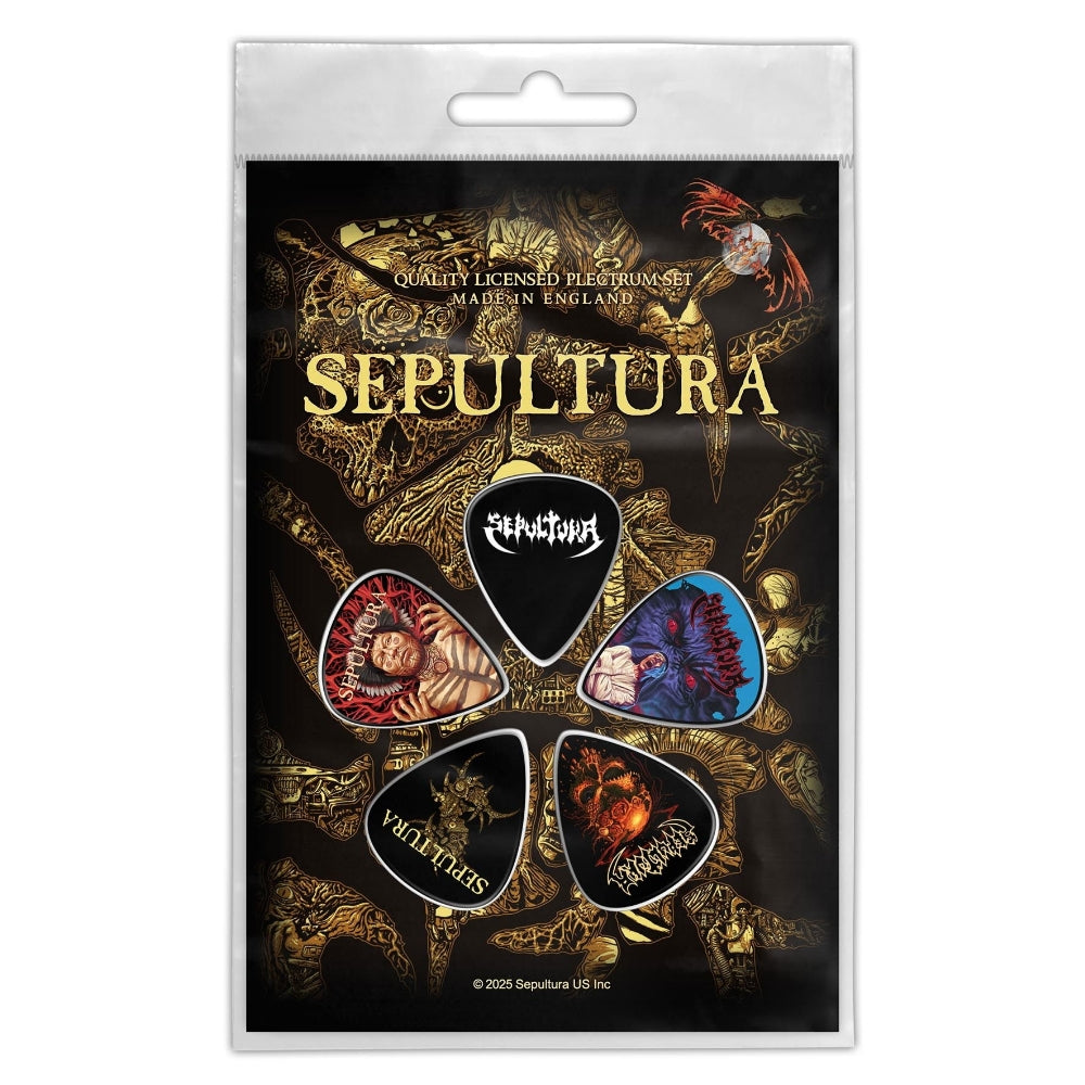 Sepultura - Discography - Guitar Pick Set - Razamataz