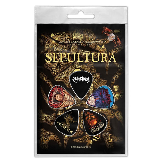 Sepultura - Discography - Guitar Pick Set - Razamataz