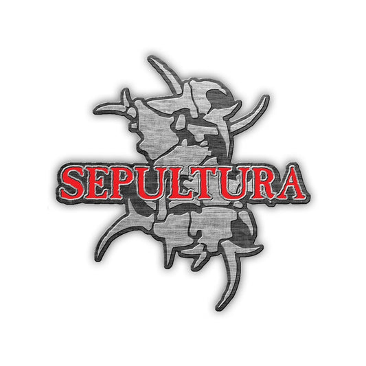 Sepultura - Logo & Tribal S - METAL PIN - Razamataz