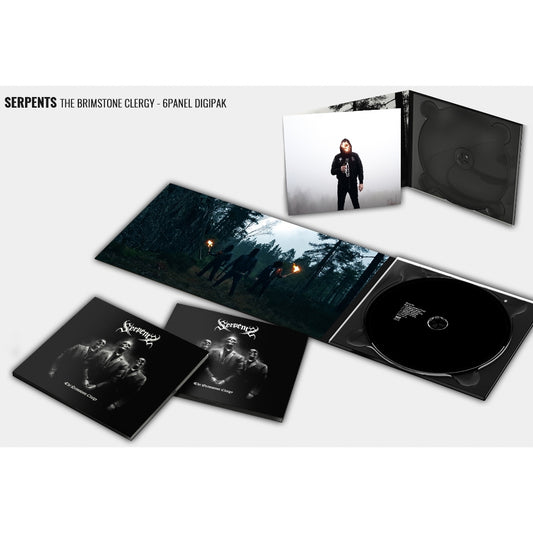 Serpents - The Brimstone Clergy - CD EP DIGIPAK - War Anthem Records - Image 2