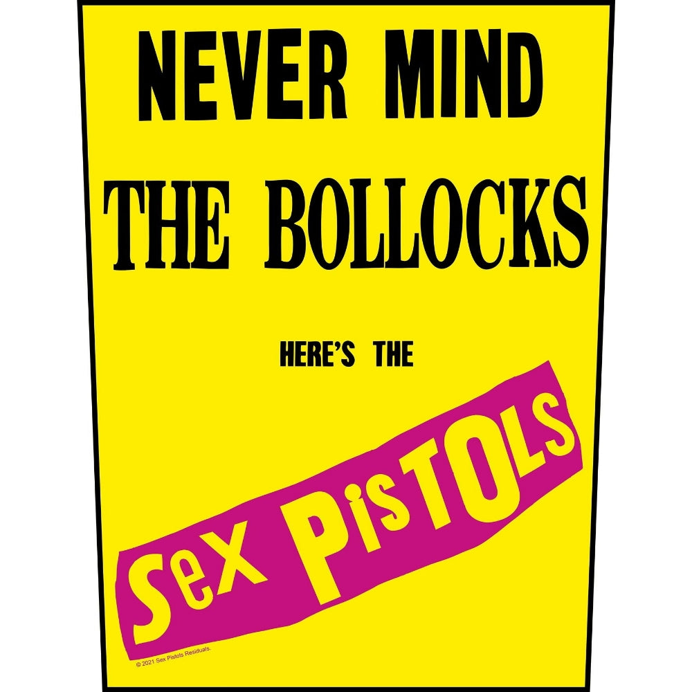 Sex Pistols - Never Mind The Bollocks - BACKPATCH - Razamataz