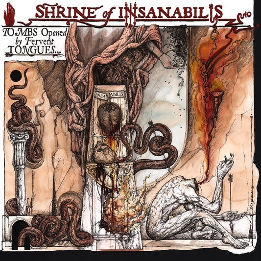 Shrine Of Insanabilis - Tombs Opened by Fervent Tongues... Earth's Final Necropolis - CD EP DIGIPAK - World Terror Committee