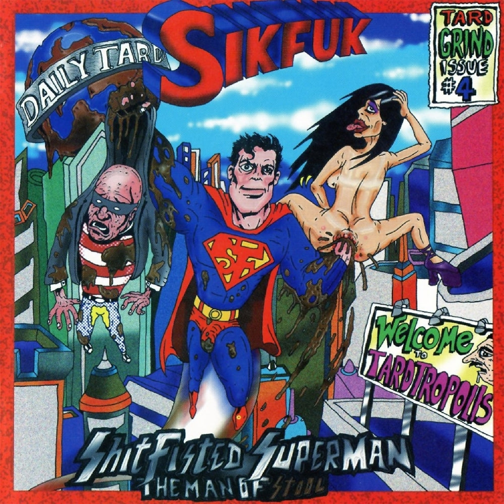 Sikfuk - Shitfisted Superman, The Man of Stool - CD - Comatose Music